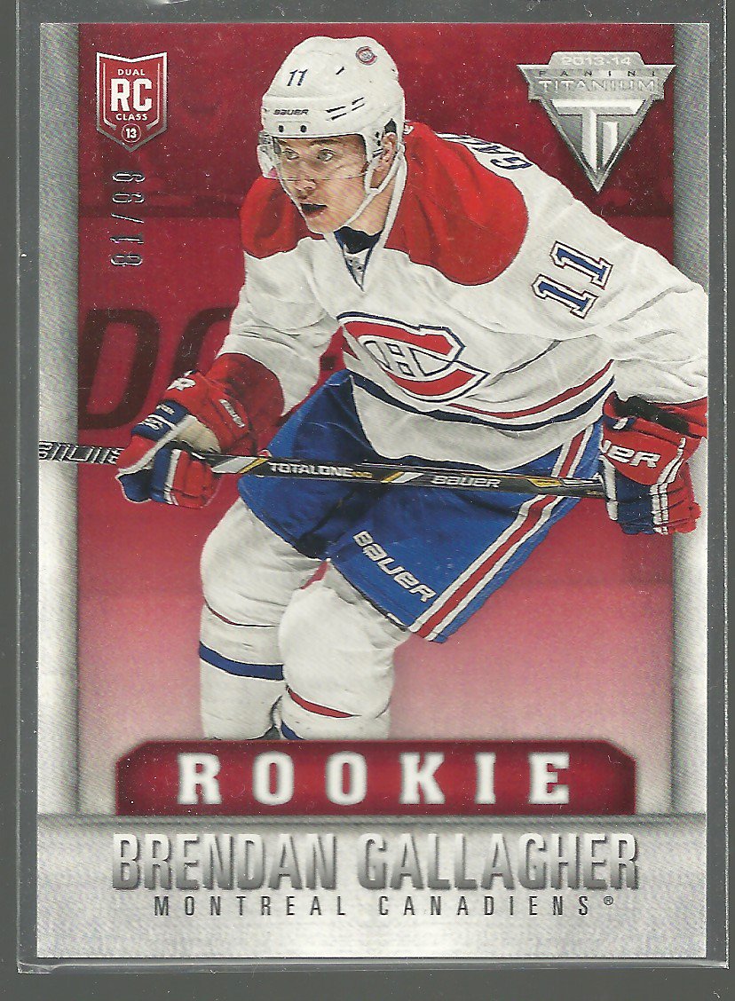 (image for) 2013-14 Panini Titanium Retail Red #218 Brendan Gallagher 81/99